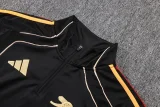 2025-26 ARS Black Kids Half Pull Tracksuit #E25178(童装)(半拉链)