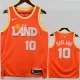 2025-26 Cleveland Cavaliers GARLAND #10 Orange City Edition Top Quality Hot Pressing NBA Jersey