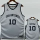 2025-26 SA Spurs SOCHAN #10 Grey Top Quality Hot Pressing NBA Jersey
