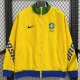 2025-26 Brazil Yellow Windbreaker (双袖BRASIL)