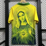 2025-26 Brazil Yellow Green Special Edition Training shirts (玛丽)