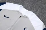2025-26 TOT Light gray Kids Half Pull Tracksuit #E25185(童装)(半拉链)
