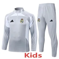 2025-26 RMA Gray Kids Jacket Tracksuit #E25183(童装)