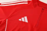 2025 AD Red Half Pull Tracksuit #AB09 (半拉链)