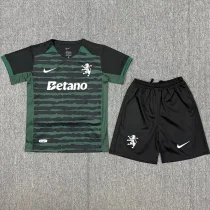 2025-26 Sporting Lisbon Christmas Edition Kids Soccer Jersey (圣诞版)