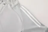 2025 AD Gray Half Pull Tracksuit #AB09 (半拉链)
