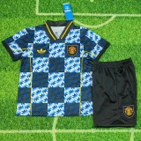 2025-26 Man Utd Blue Grey Special Edition Kids Training