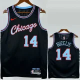 2025-26 BULLS BUZELIS #14 Black City Edition Top Quality Hot Pressing NBA Jersey