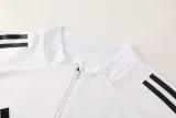 2025 AD White Half Pull Tracksuit #AB09 (半拉链)