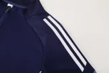 2025 AD Royal blue Half Pull Tracksuit #AB09 (半拉链)
