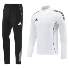 2025 AD White Half Pull Tracksuit #AB09 (半拉链)