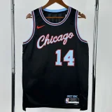 2025-26 BULLS BUZELIS #14 Black City Edition Top Quality Hot Pressing NBA Jersey