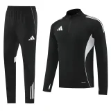 2025 AD Black Half Pull Tracksuit #AB09 (半拉链)