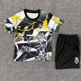 2025-26 RMA White Black Joint Edition Kids Training (漫威)
