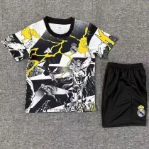 2025-26 RMA White Black Joint Edition Kids Training (漫威)