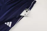 2025 AD Royal blue Half Pull Tracksuit #AB09 (半拉链)