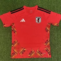 26-27 Japan Red Goalkeeper Fans Soccer Jersey