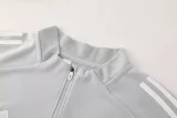 2025 AD Gray Half Pull Tracksuit #AB09 (半拉链)