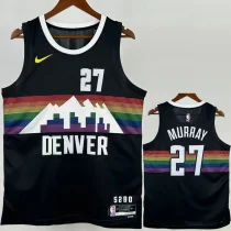 2025-26 Nuggets MURRAY #27 Black City Edition Top Quality Hot Pressing NBA Jersey
