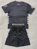 2025-26 Malaga Away Kids Soccer Jersey