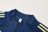 2025 AD Lake blue Half Pull Tracksuit #AB09 (半拉链)