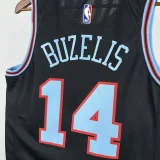 2025-26 BULLS BUZELIS #14 Black City Edition Top Quality Hot Pressing NBA Jersey