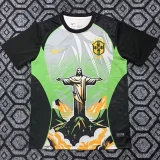 2025-26 Brazil Green Grey Special Edition Training shirts (女神)