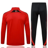 2025-26 Flamengo Red Half Pull Tracksuit #B25120(半拉链)