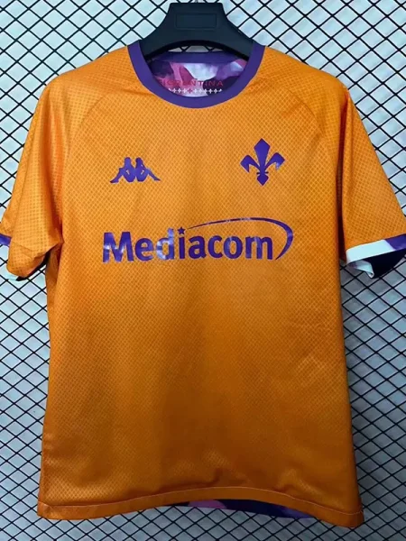 2025-26 Fiorentina Fourth Fans Soccer Jersey (Reversible双面)
