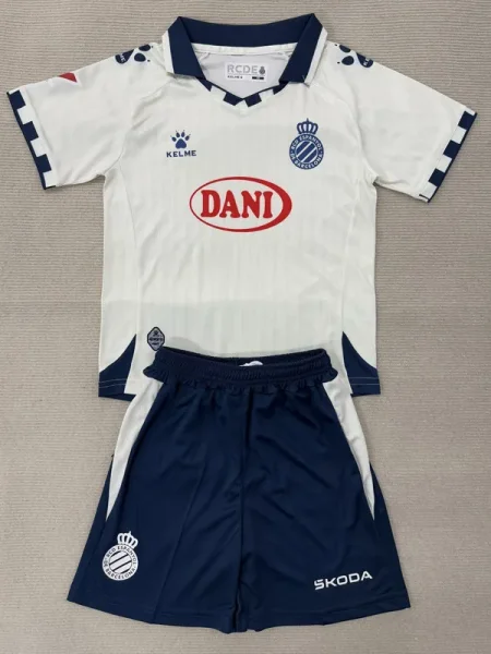 2025-26 Espanyol Away Kids Soccer Jersey