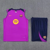 2025-26 BAR Purple Tank top and shorts suit