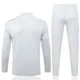 2025-26 Flamengo Light gray Half Pull Tracksuit #B25129(半拉链)