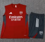 2025-26 ARS Jujube Red Tank top and shorts suit #D25245