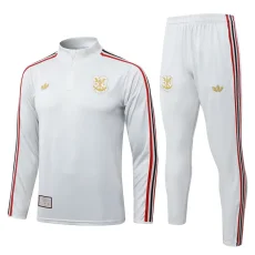 2025-26 Flamengo Light gray Half Pull Tracksuit #B25129(半拉链)