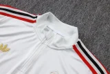 2025-26 Flamengo Light gray Half Pull Tracksuit #B25129(半拉链)
