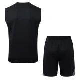 2025-26 Al-Ahli Saudi Black Tank top and shorts suit #D25246