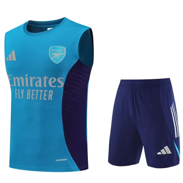 2025-26 ARS Lake blue Tank top and shorts suit