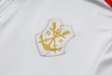 2025-26 Flamengo Light gray Half Pull Tracksuit #B25129(半拉链)