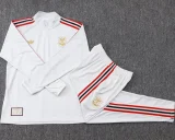 2025-26 Flamengo Light gray Half Pull Tracksuit #B25129(半拉链)