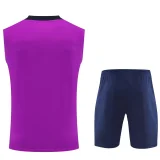 2025-26 BAR Purple Tank top and shorts suit