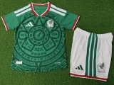 26-27 Mexico Home Kids Player Version Soccer Jersey (球员童装)