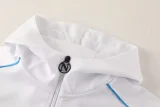 2025-26 Napoli White Hoodie Jacket Tracksuit #01