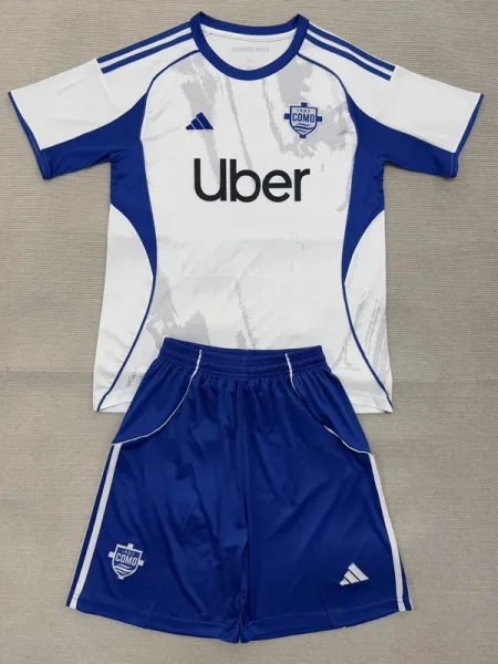 2025-26 Como Away Kids Soccer Jersey