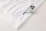 2025-26 Napoli White Hoodie Jacket Tracksuit #01