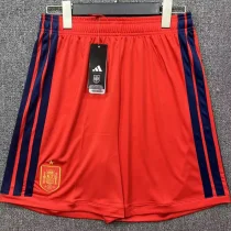 26-27 Spain Home Red Shorts Pants