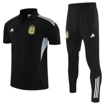 25-26 Argentina Black Polo Tracksuit