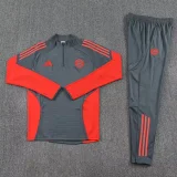 25-26 Bayern Gray Half Pull Tracksuit (半拉链)