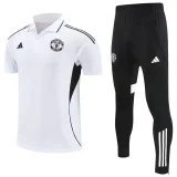 25-26 Man Utd White Polo Tracksuit