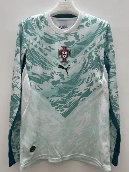26-27 Portugal Away Long Sleeve Soccer Jersey (长袖)