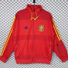 2010 Spain Red Retro Windbreaker